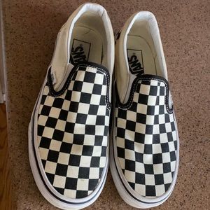 Almost new !! Checkered Vans